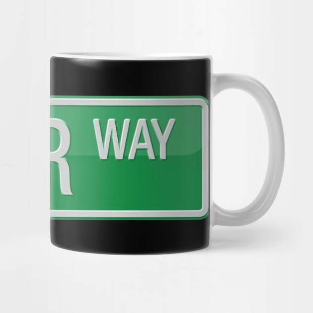 Your Way Street Sign T-shirt by reapolo